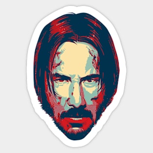 Keanu Reeves Vintage Head Sticker